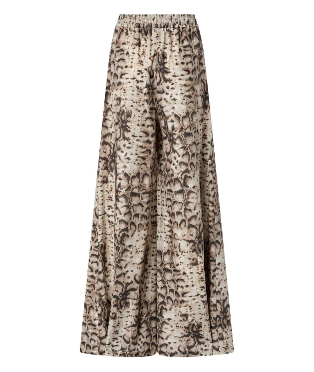 PINKO Бежевые прямые брюки, фото 4