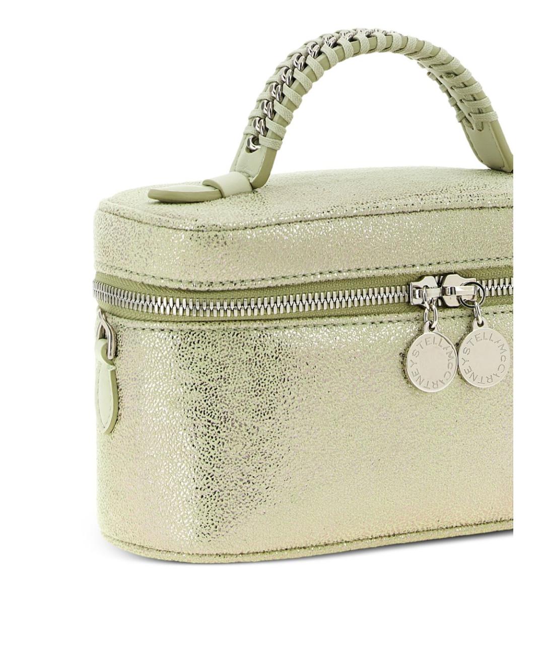 STELLA MCCARTNEY Зеленая сумка с короткими ручками из искусственной кожи, фото 4