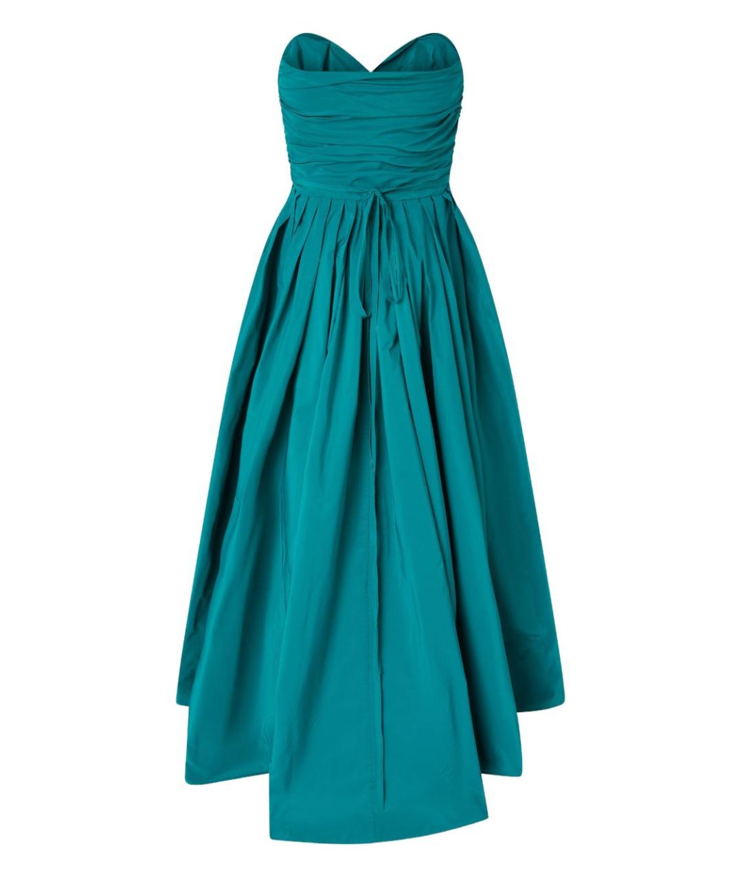 PINKO Зеленые полиэстеровое вечернее платье, фото 2