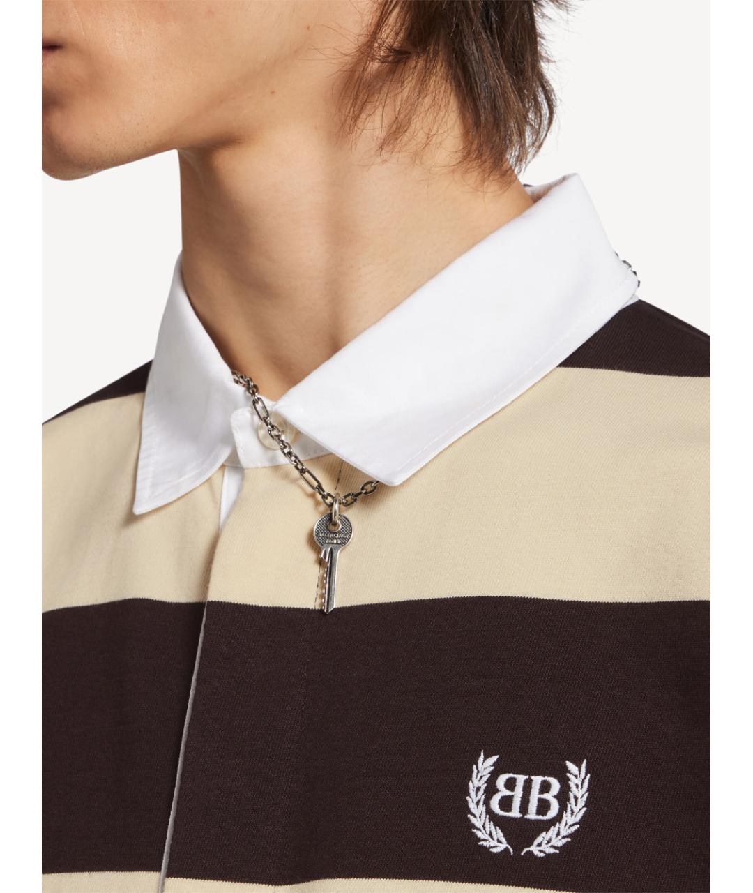 BALENCIAGA Мульти хлопковая кэжуал рубашка, фото 5