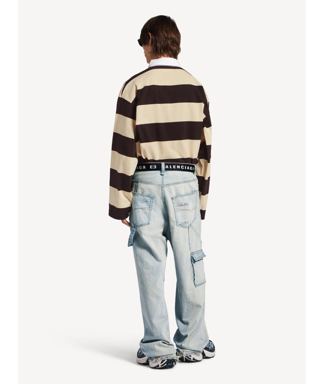 BALENCIAGA Мульти хлопковая кэжуал рубашка, фото 4