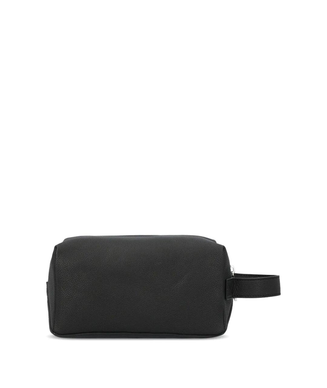 FENDI Черная кожаная барсетка, фото 3