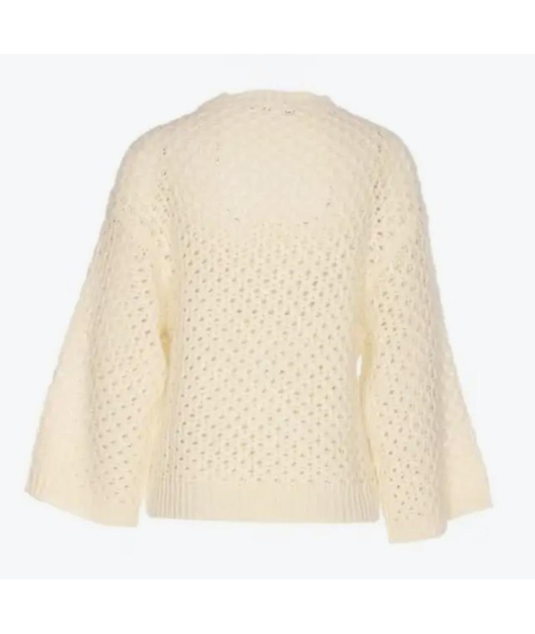 FABIANA FILIPPI Бежевый шерстяной джемпер / свитер, фото 2