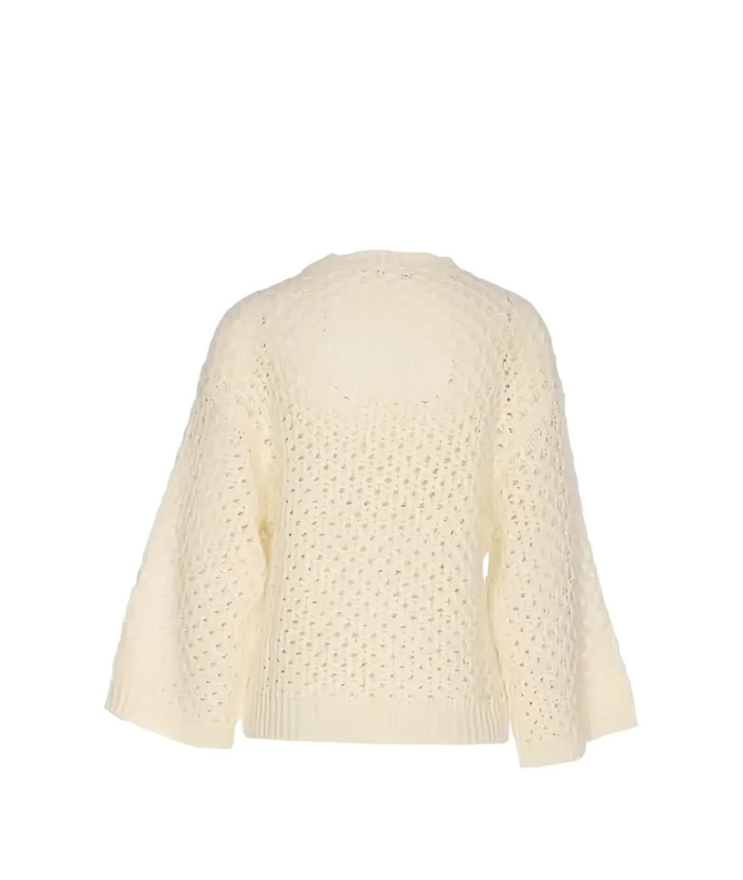 FABIANA FILIPPI Бежевый шерстяной джемпер / свитер, фото 8