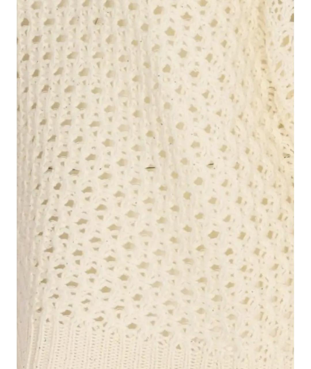 FABIANA FILIPPI Бежевый шерстяной джемпер / свитер, фото 3