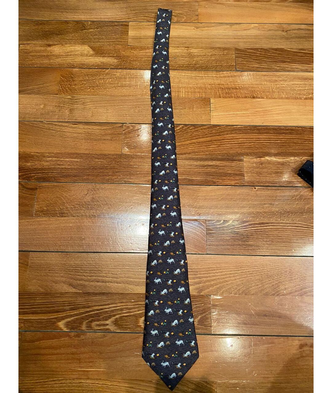 HERMES PRE-OWNED Мульти шелковый галстук, фото 4