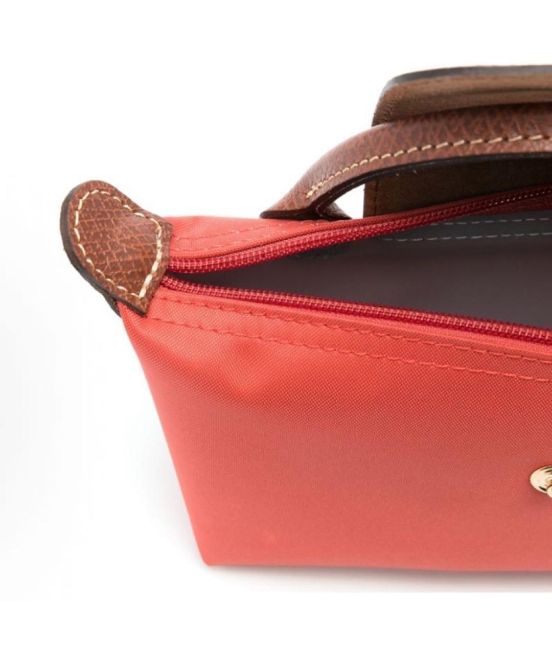 LONGCHAMP Красная сумка с короткими ручками, фото 3