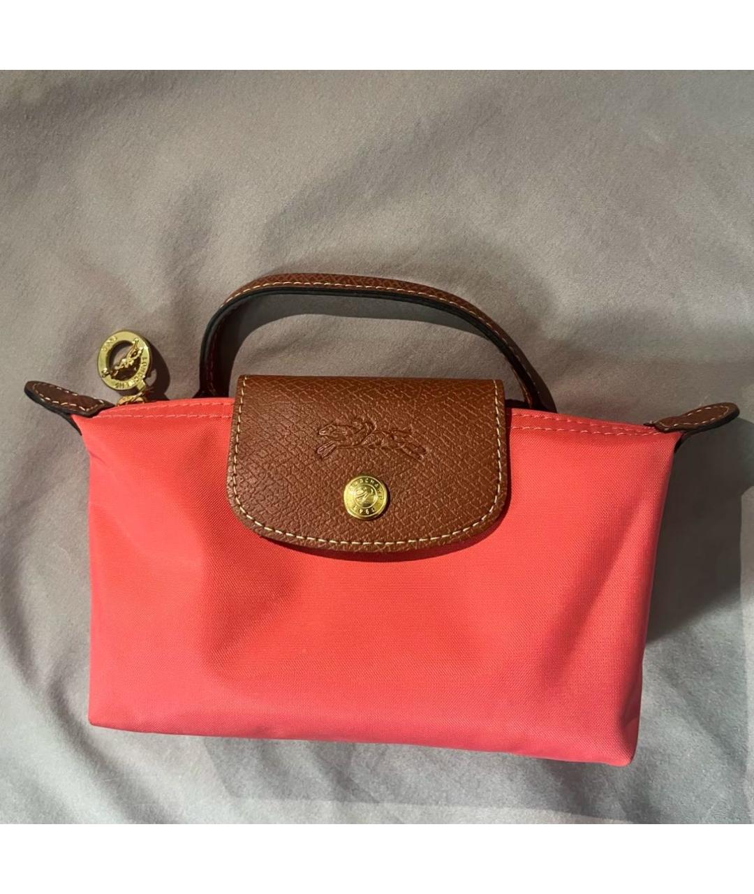 LONGCHAMP Красная сумка с короткими ручками, фото 5