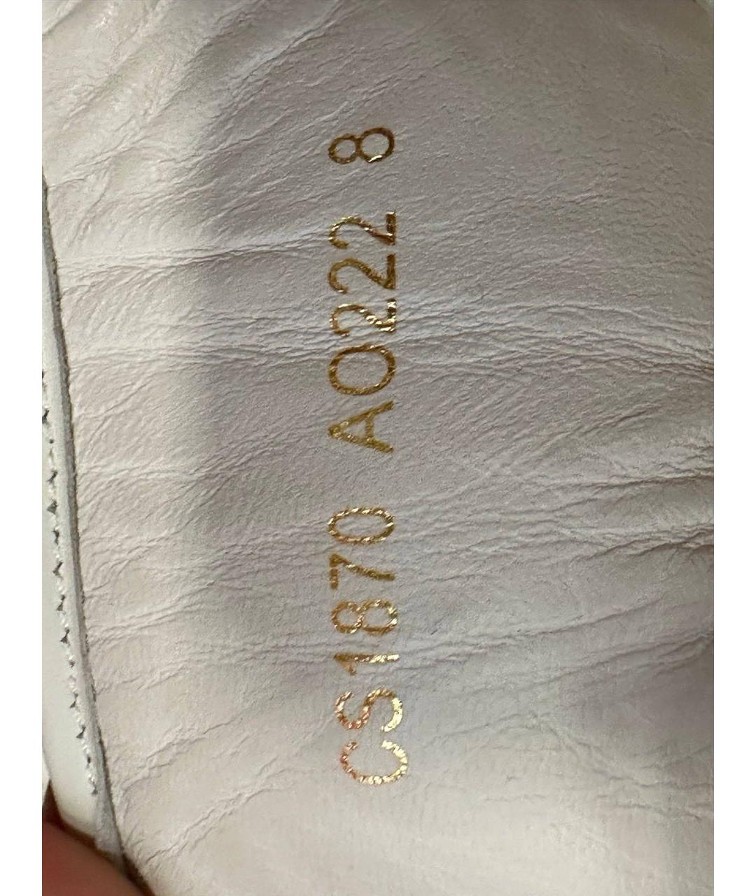 DOLCE&GABBANA Кожаные высокие кроссовки / кеды, фото 5