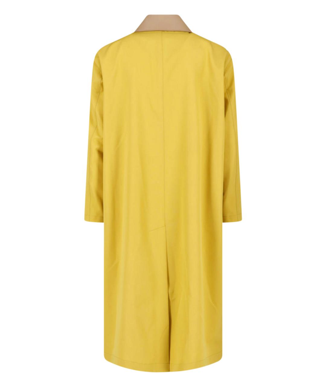 AURALEE Желтый шерстяной тренч / плащ, фото 2