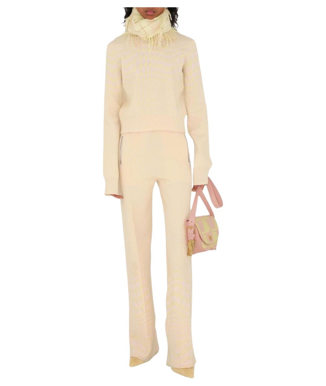 BURBERRY Бежевый джемпер / свитер, фото 5