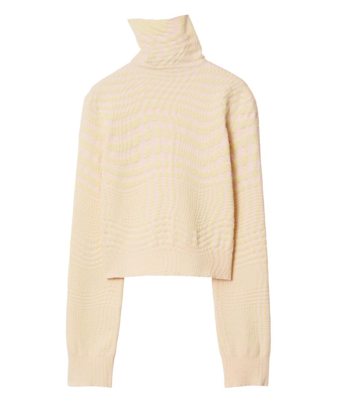 BURBERRY Бежевый джемпер / свитер, фото 4