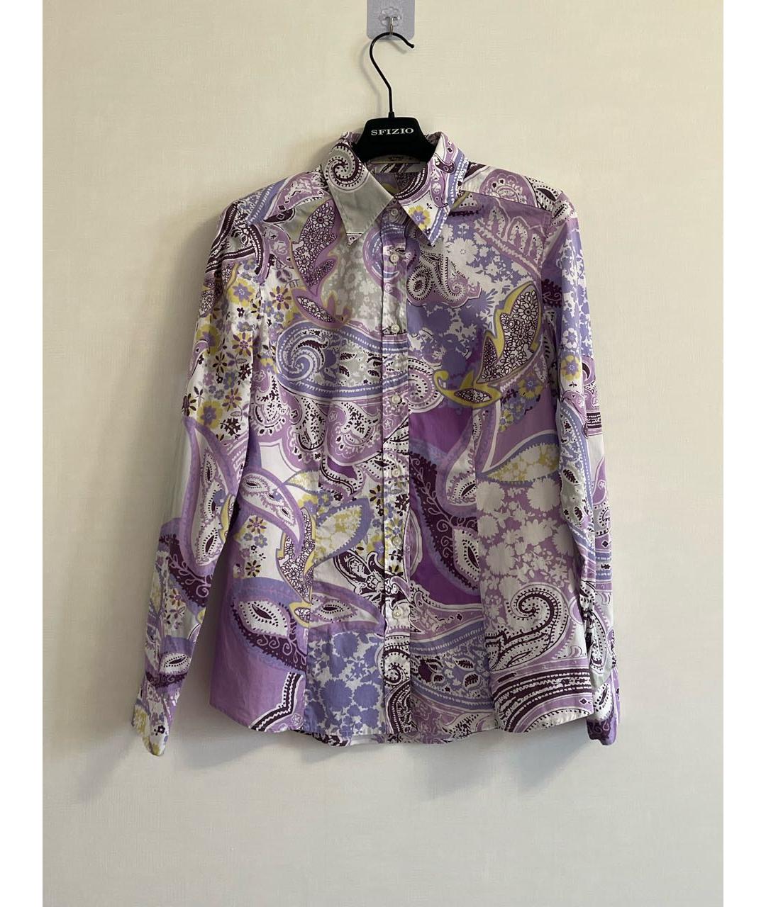 ETRO Мульти хлопко-эластановая рубашка, фото 4