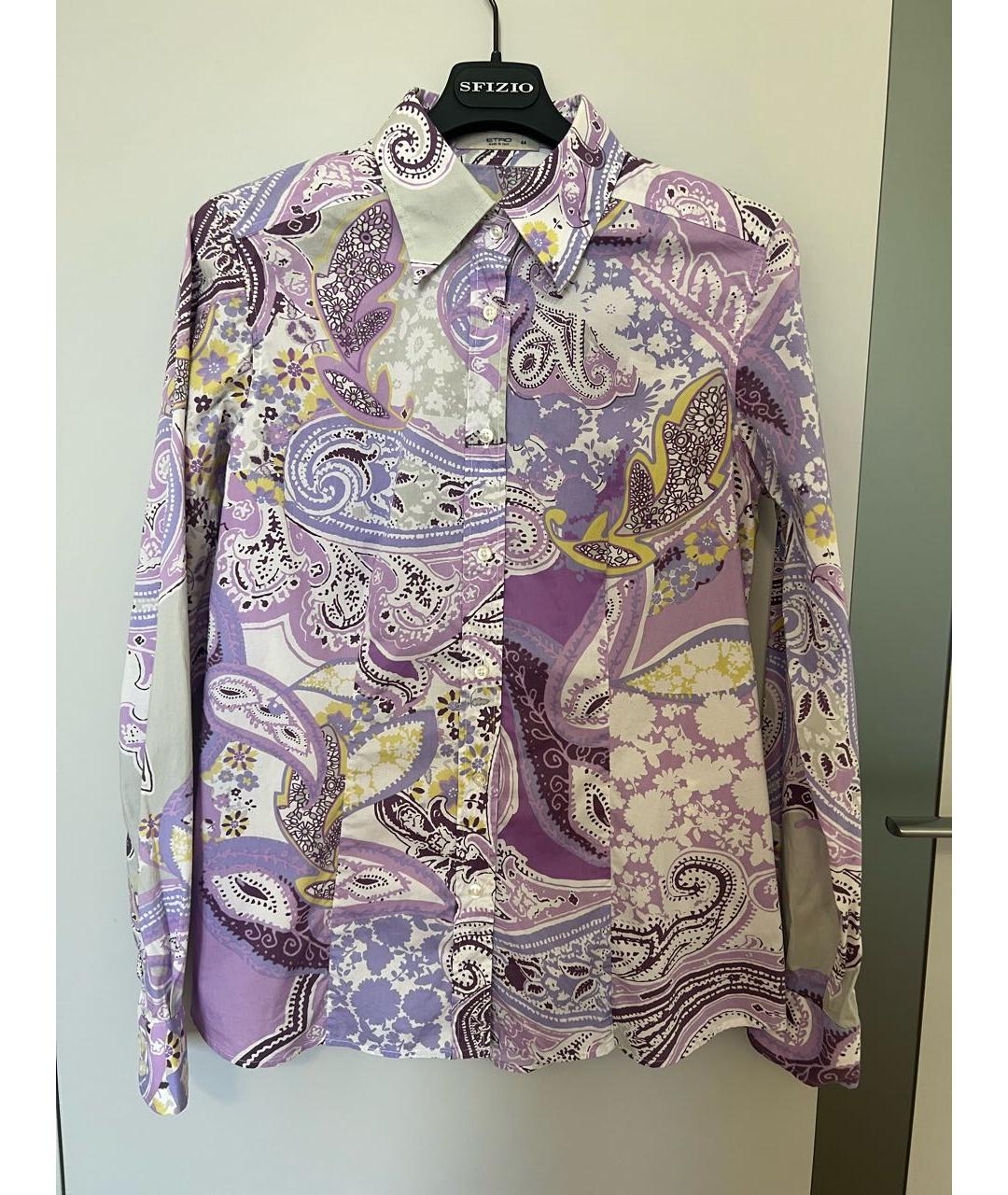 ETRO Мульти хлопко-эластановая рубашка, фото 2