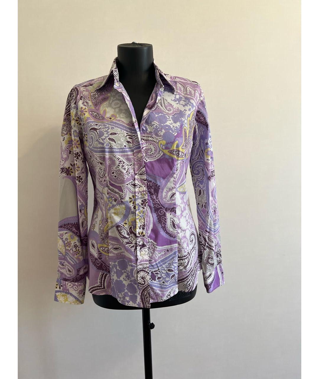 ETRO Мульти хлопко-эластановая рубашка, фото 3