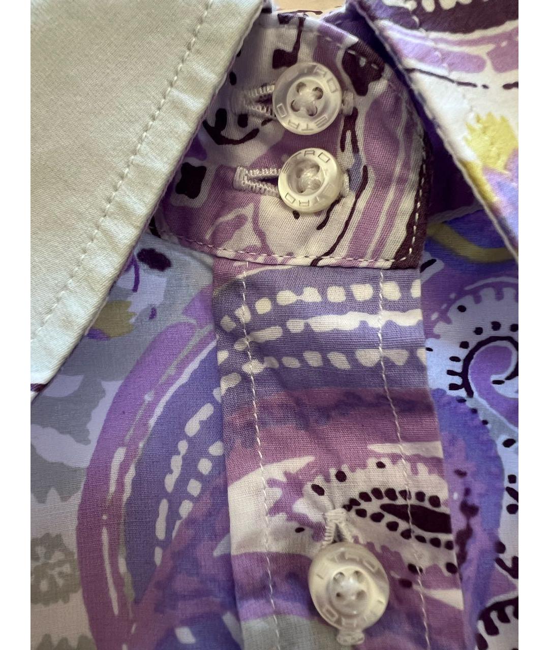 ETRO Мульти хлопко-эластановая рубашка, фото 7