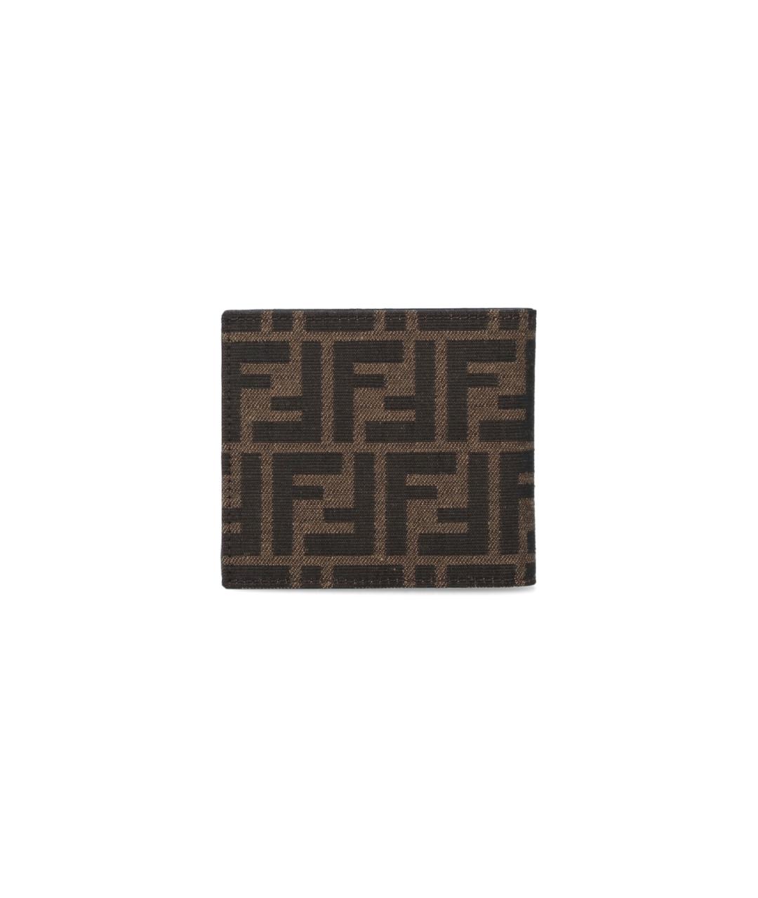 FENDI Коричневый кошелек, фото 3