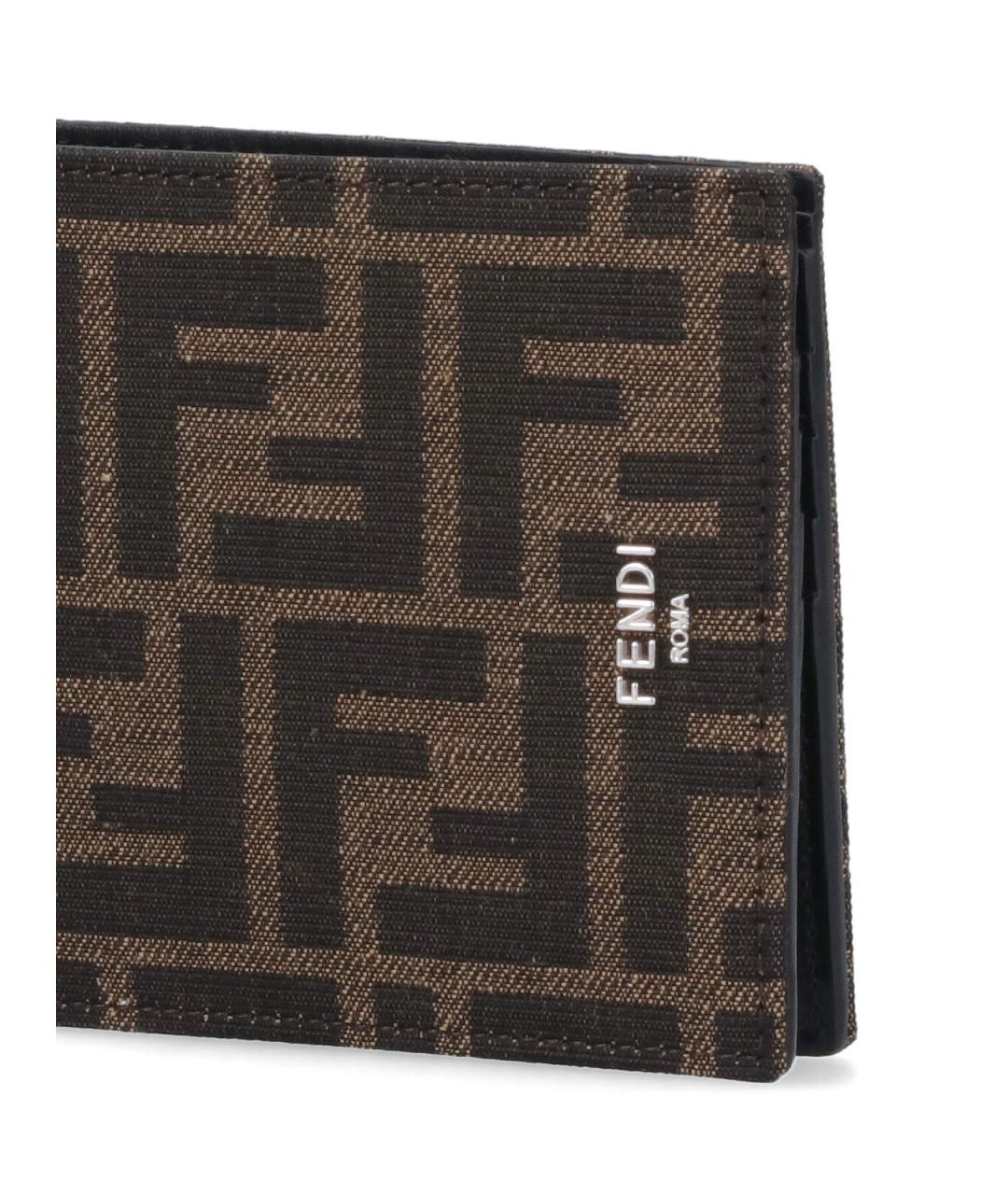 FENDI Коричневый кошелек, фото 5