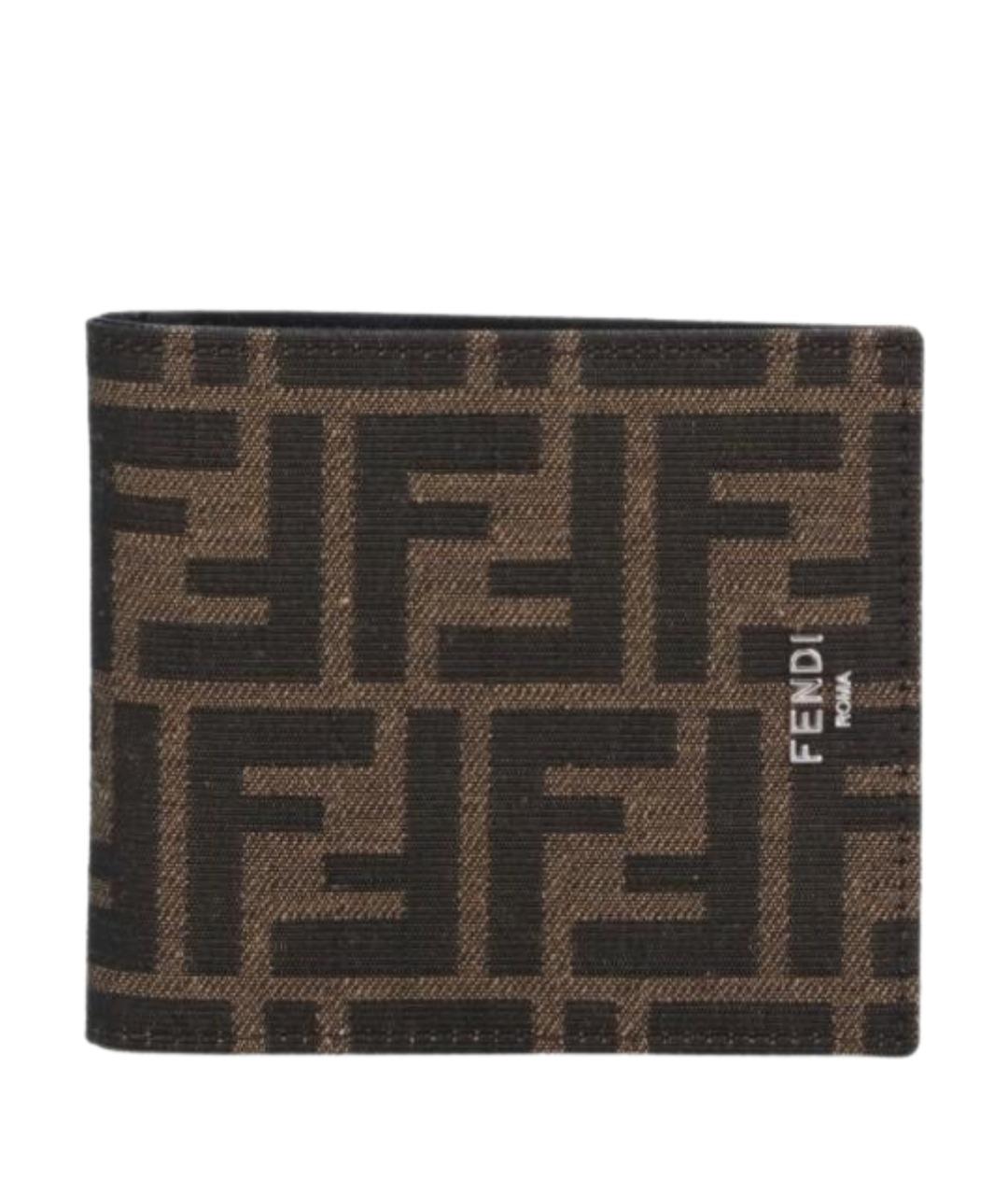 FENDI Коричневый кошелек, фото 1