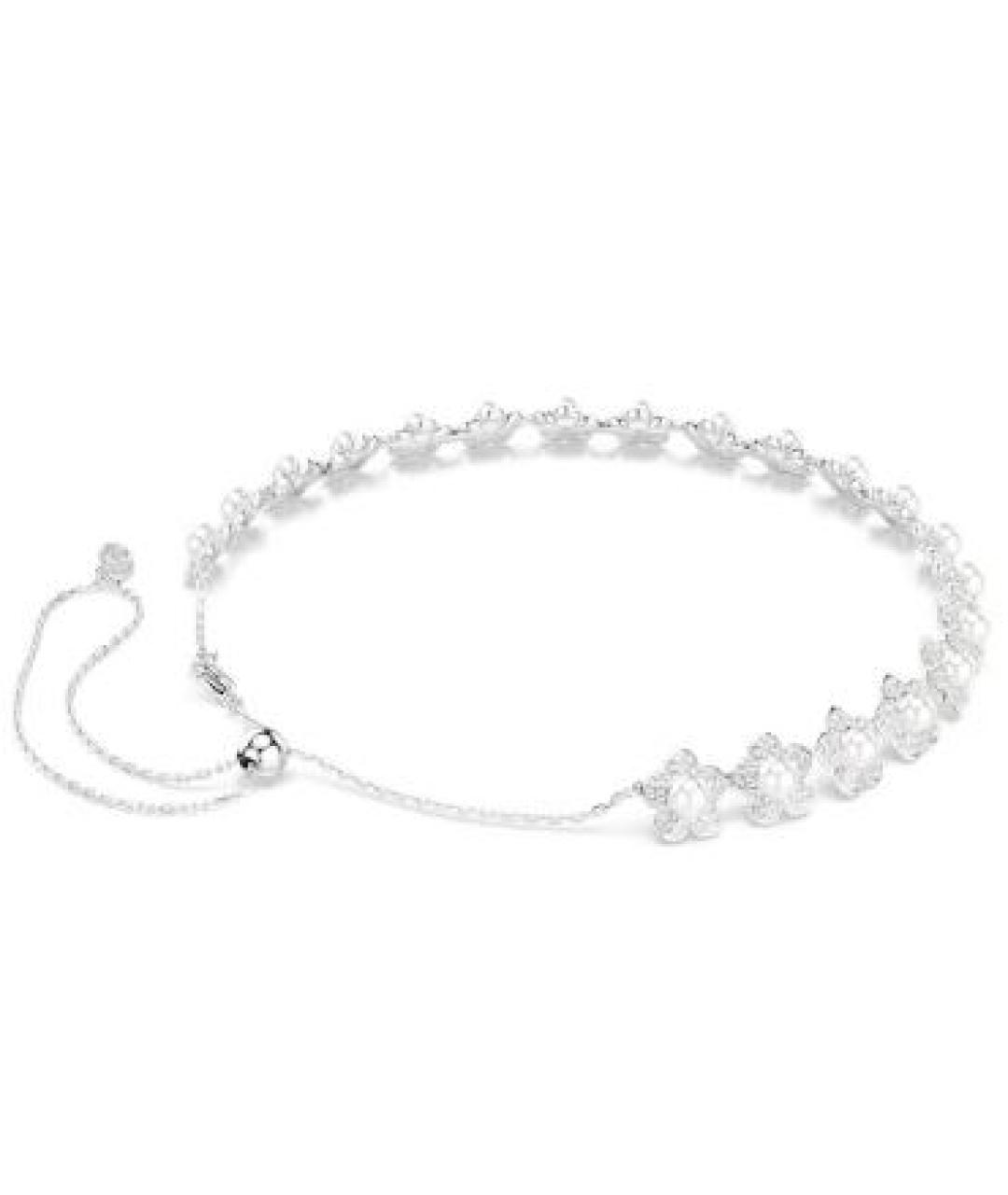 SWAROVSKI Серебряное металлическое колье, фото 2