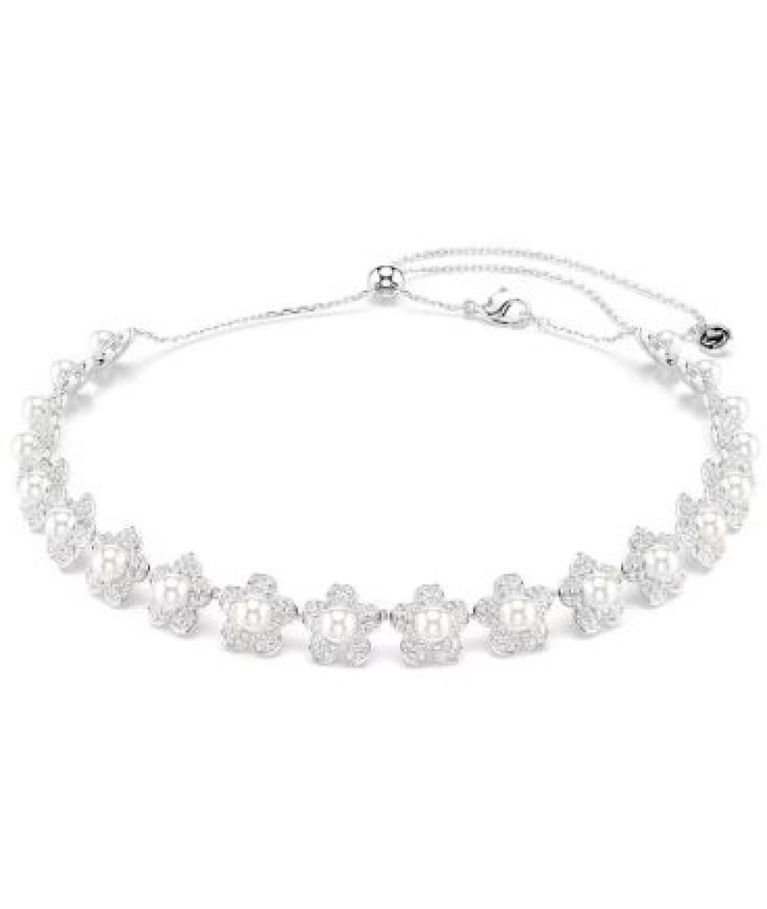 SWAROVSKI Серебряное металлическое колье, фото 1