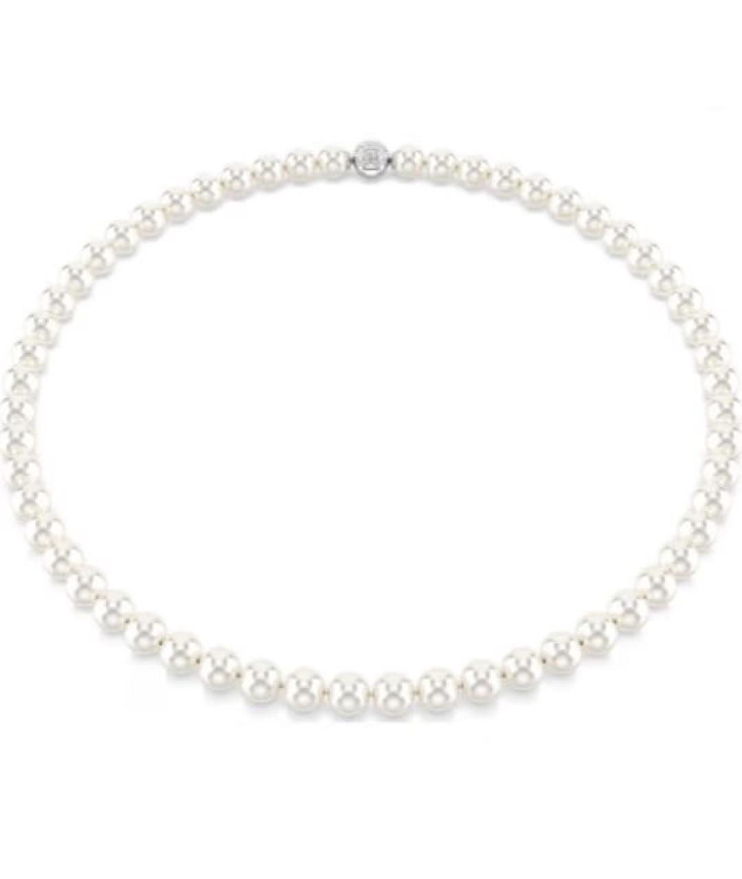 SWAROVSKI Белое латунное колье, фото 1