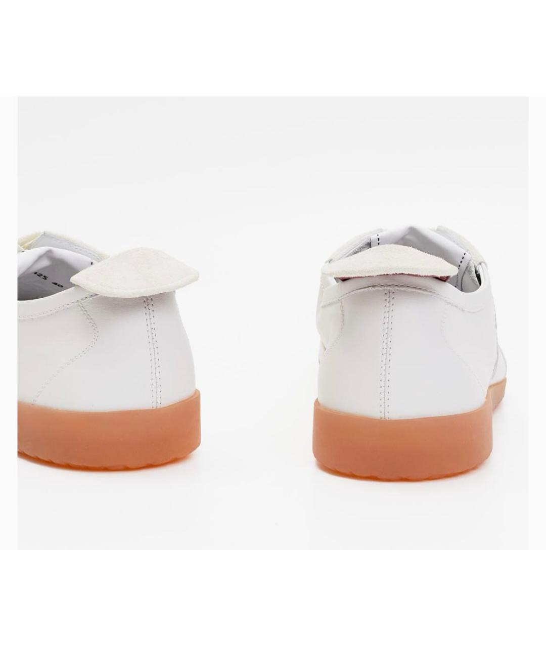 CHANEL Белые кожаные кеды, фото 4