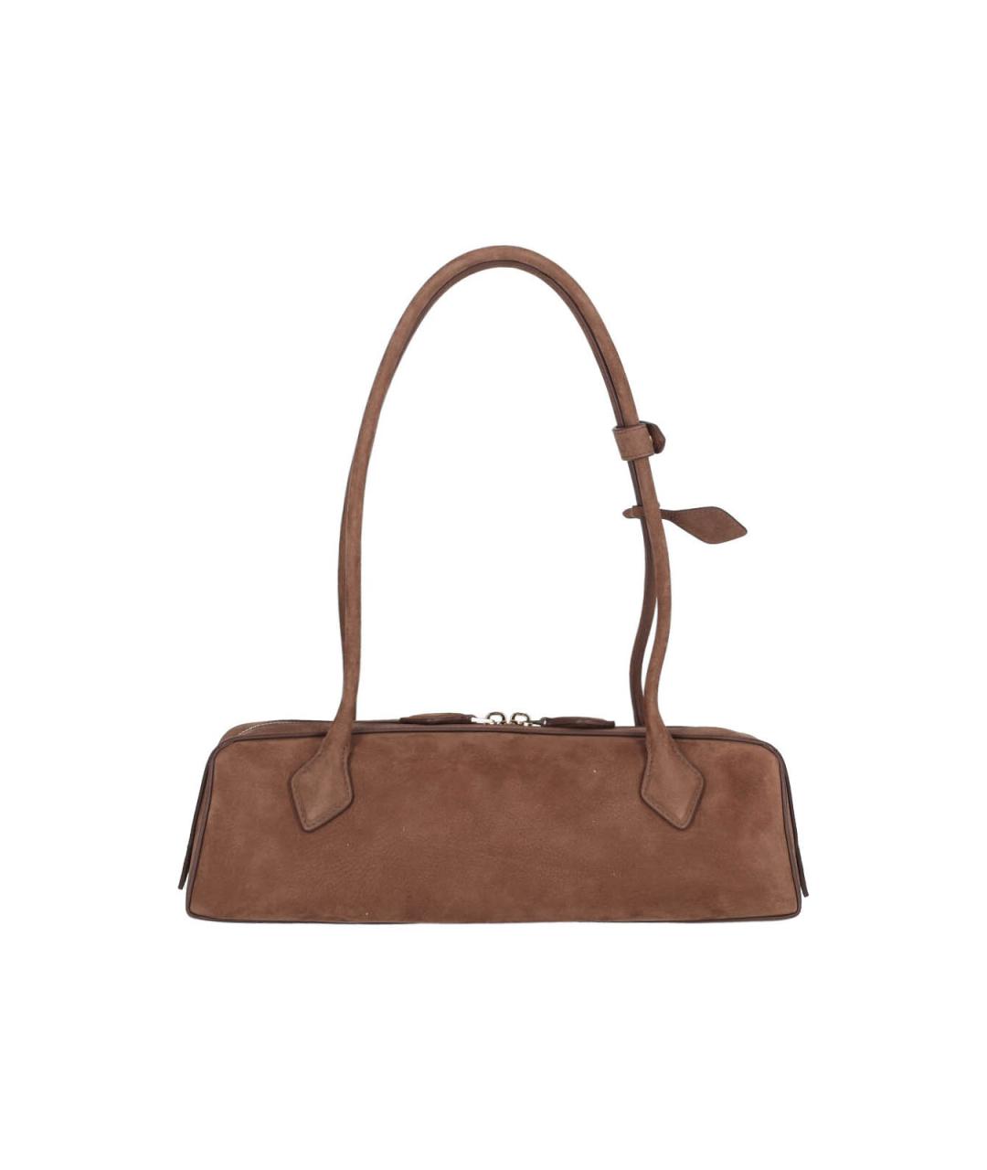 ALAIA Коричневая замшевая сумка через плечо, фото 3