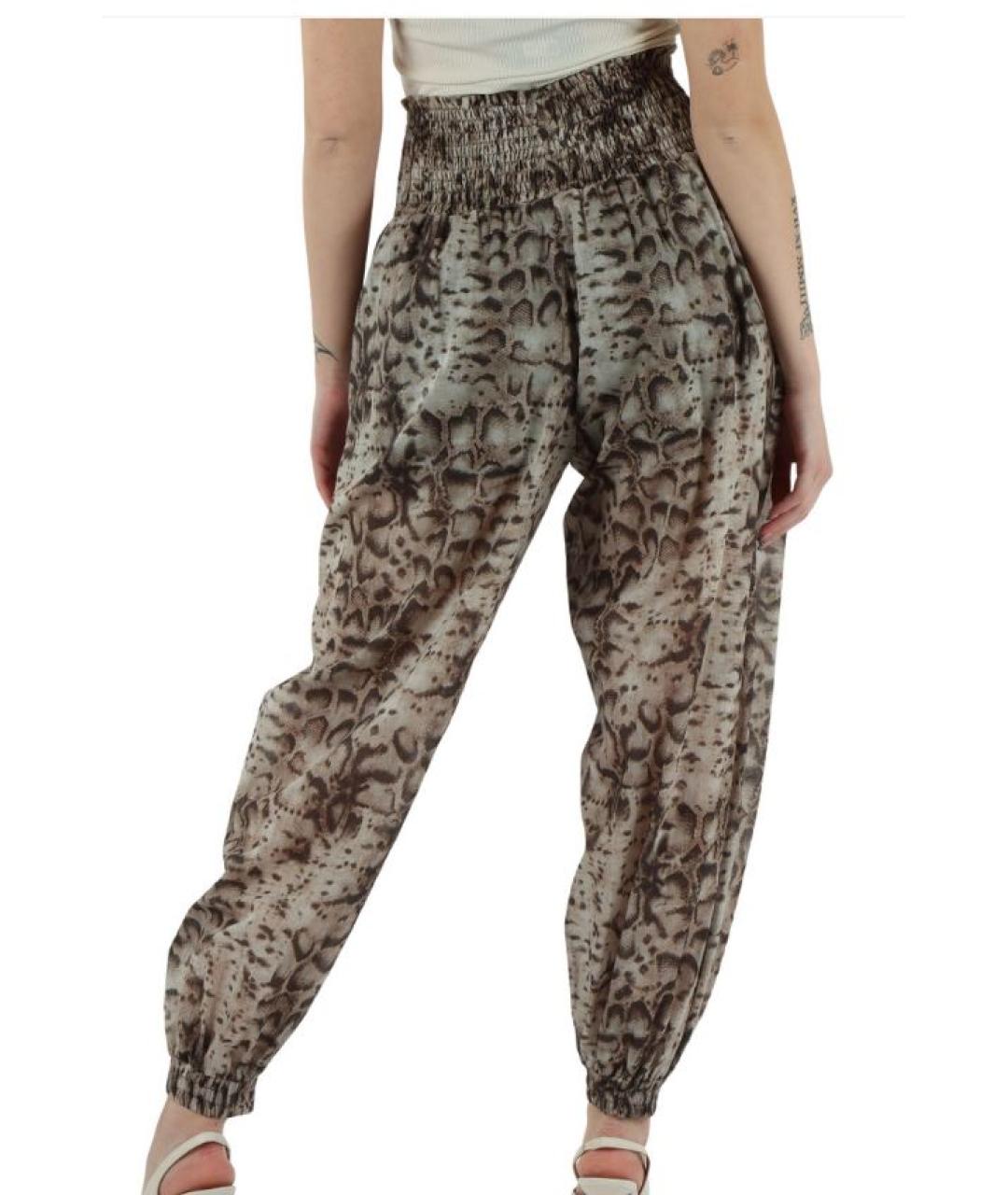 PINKO Бежевые прямые брюки, фото 2