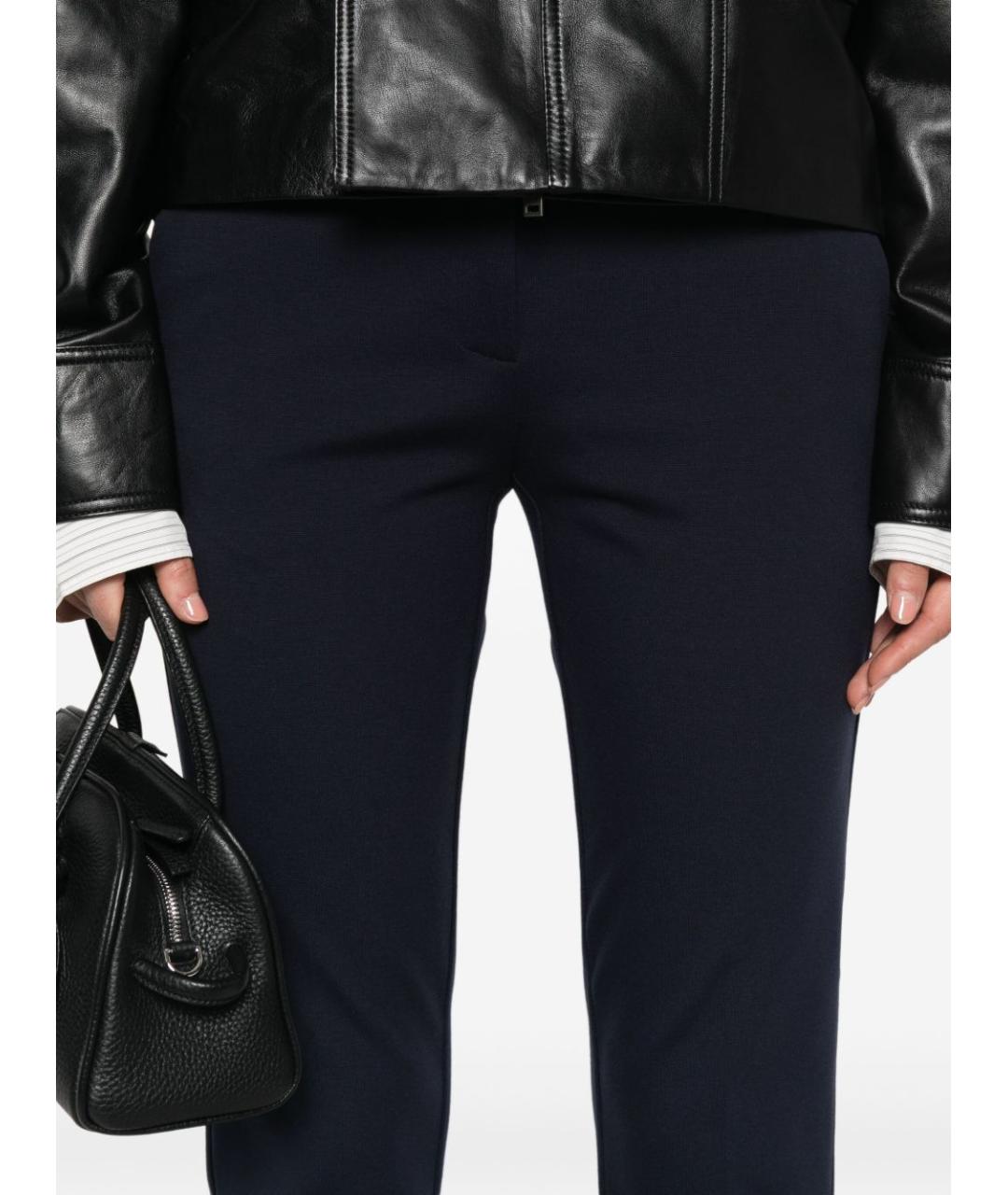 PINKO Темно-синие прямые брюки, фото 5