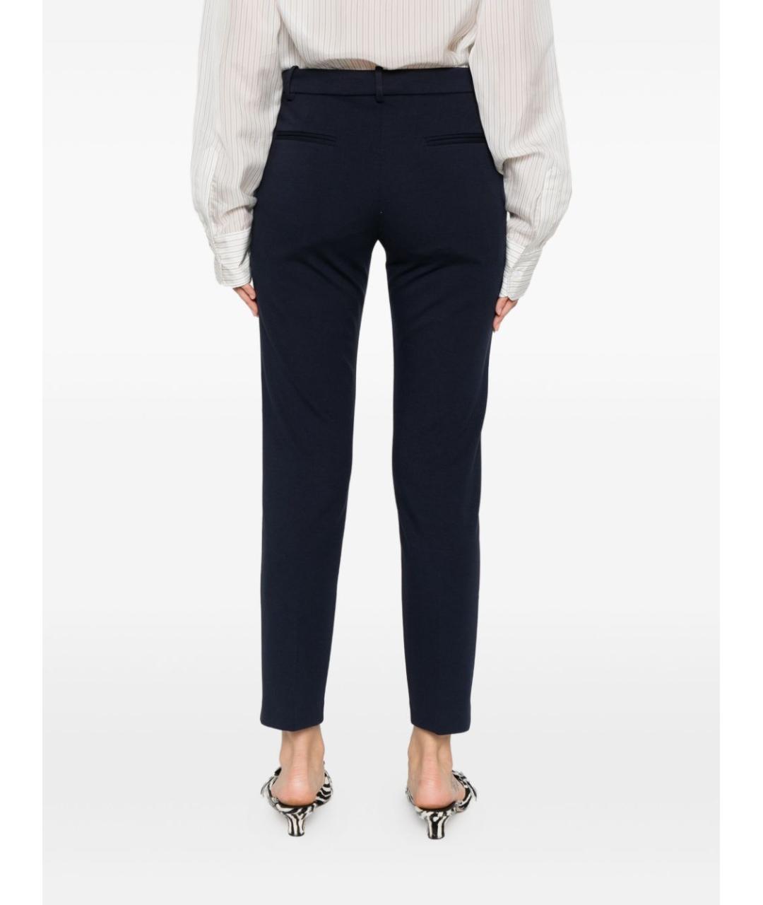 PINKO Темно-синие прямые брюки, фото 4