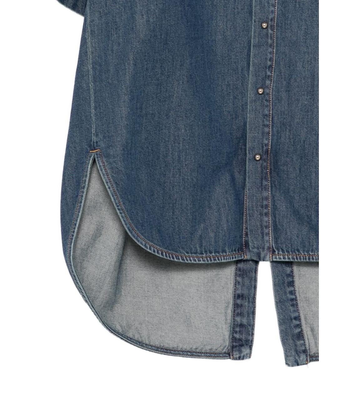 DARKPARK Синяя хлопковая рубашка, фото 3