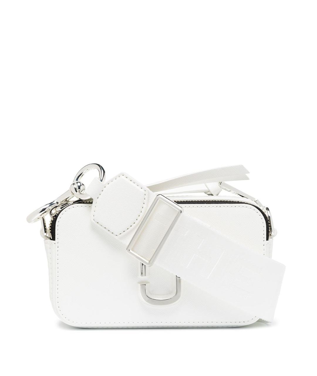 MARC JACOBS Белая кожаная сумка через плечо, фото 3