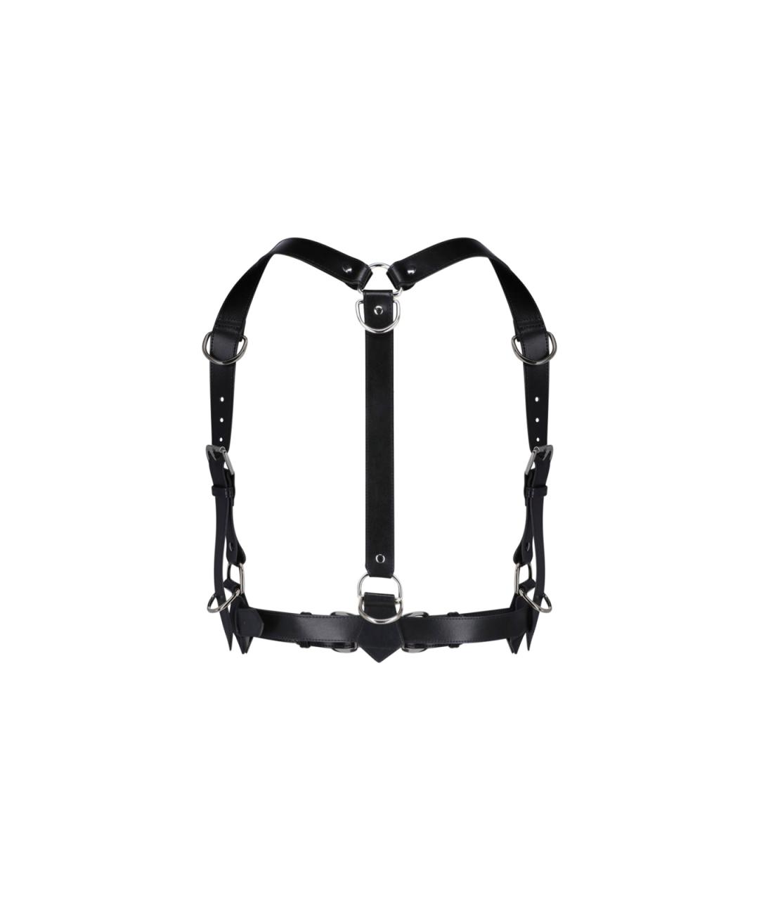 VIVIENNE WESTWOOD Черный кожаный ремень, фото 2