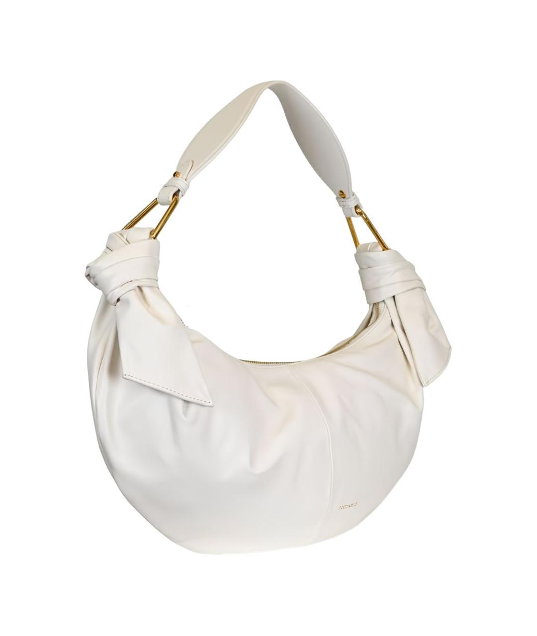 COCCINELLE Белая кожаная сумка через плечо, фото 2