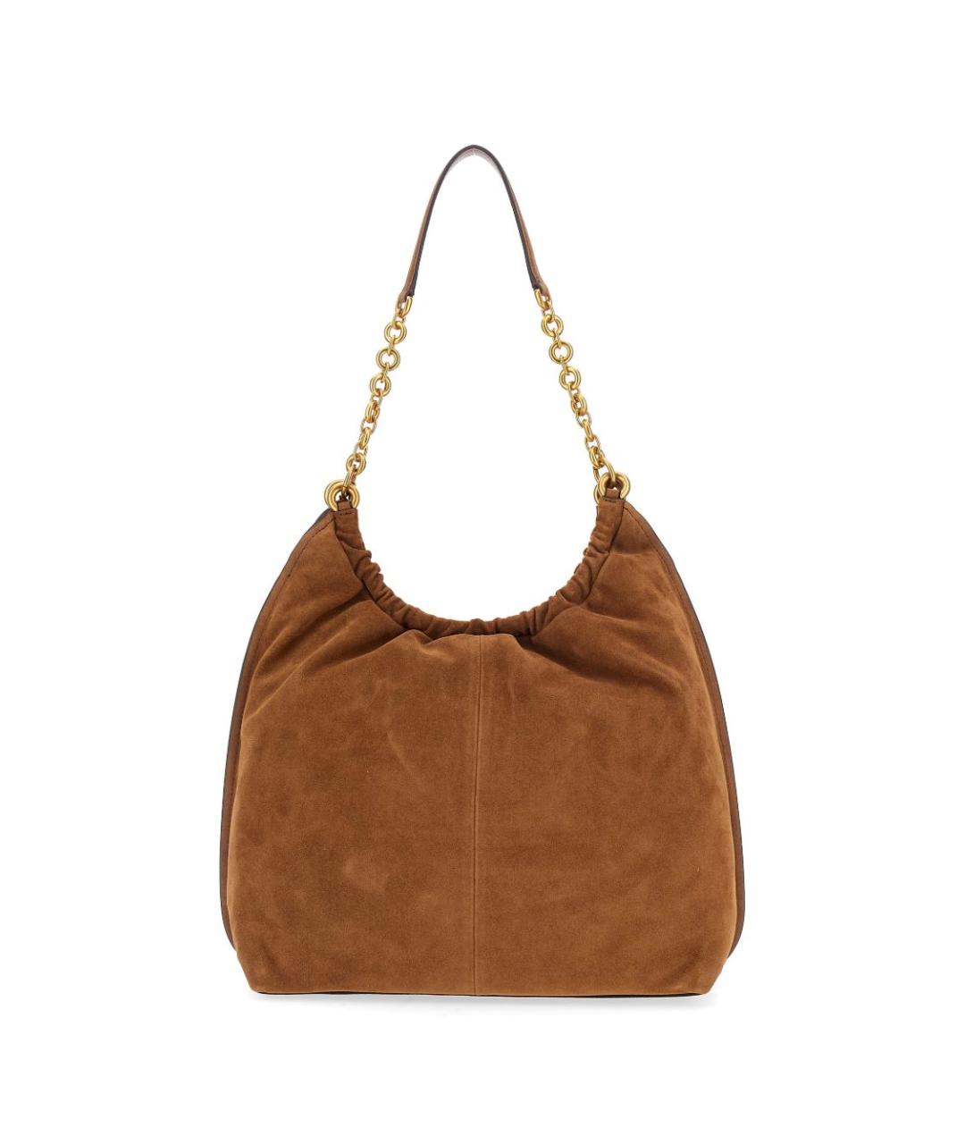 MICHAEL KORS Коричневая замшевая сумка тоут, фото 2