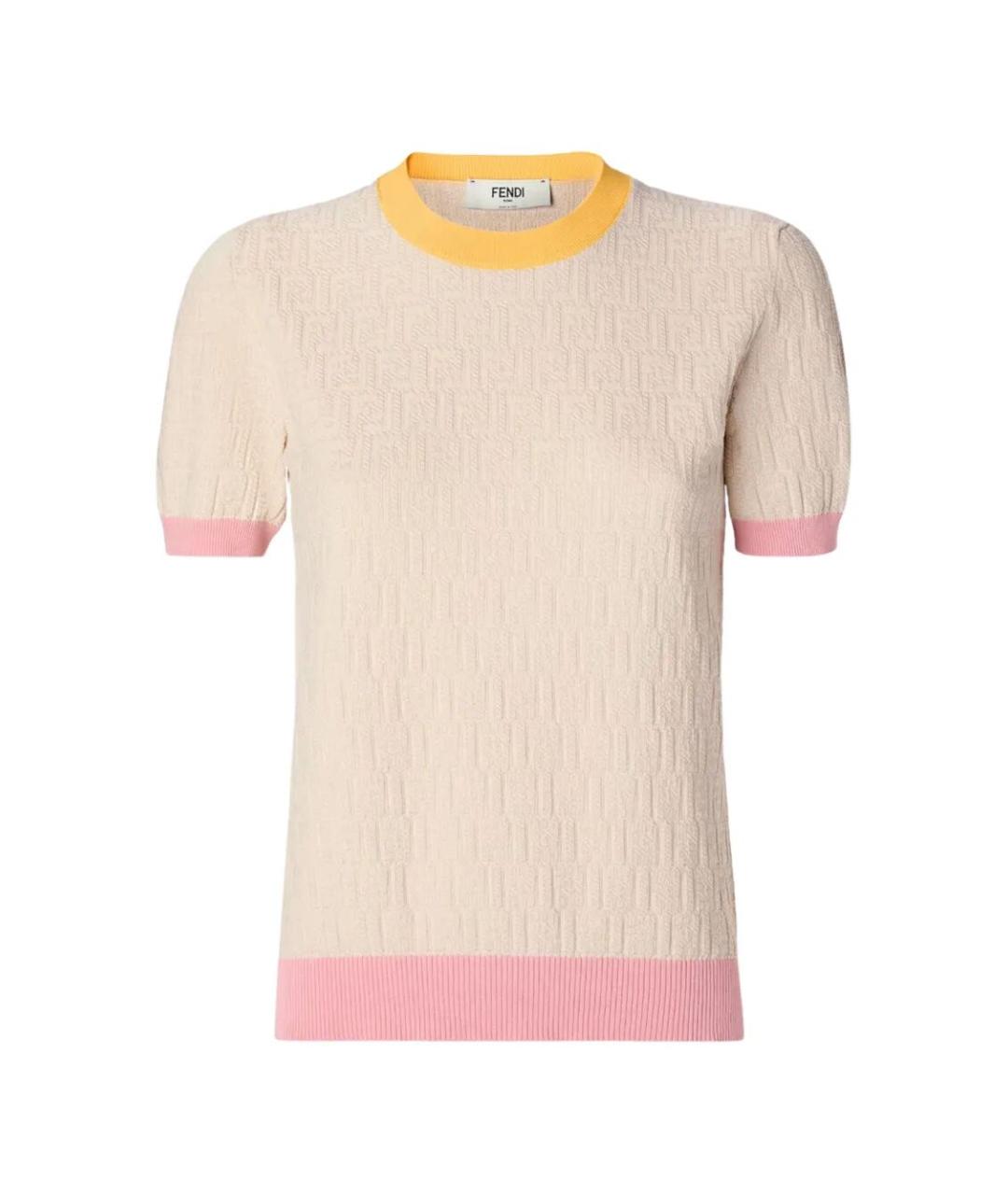 FENDI Мульти хлопковый джемпер / свитер, фото 1
