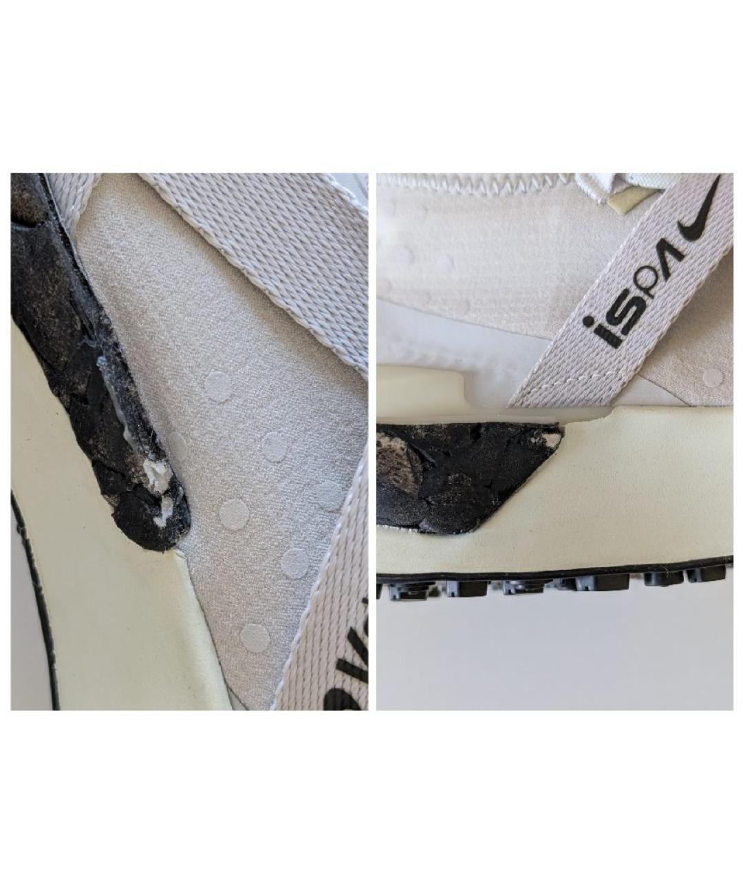 NIKE Серые синтетические кроссовки, фото 8