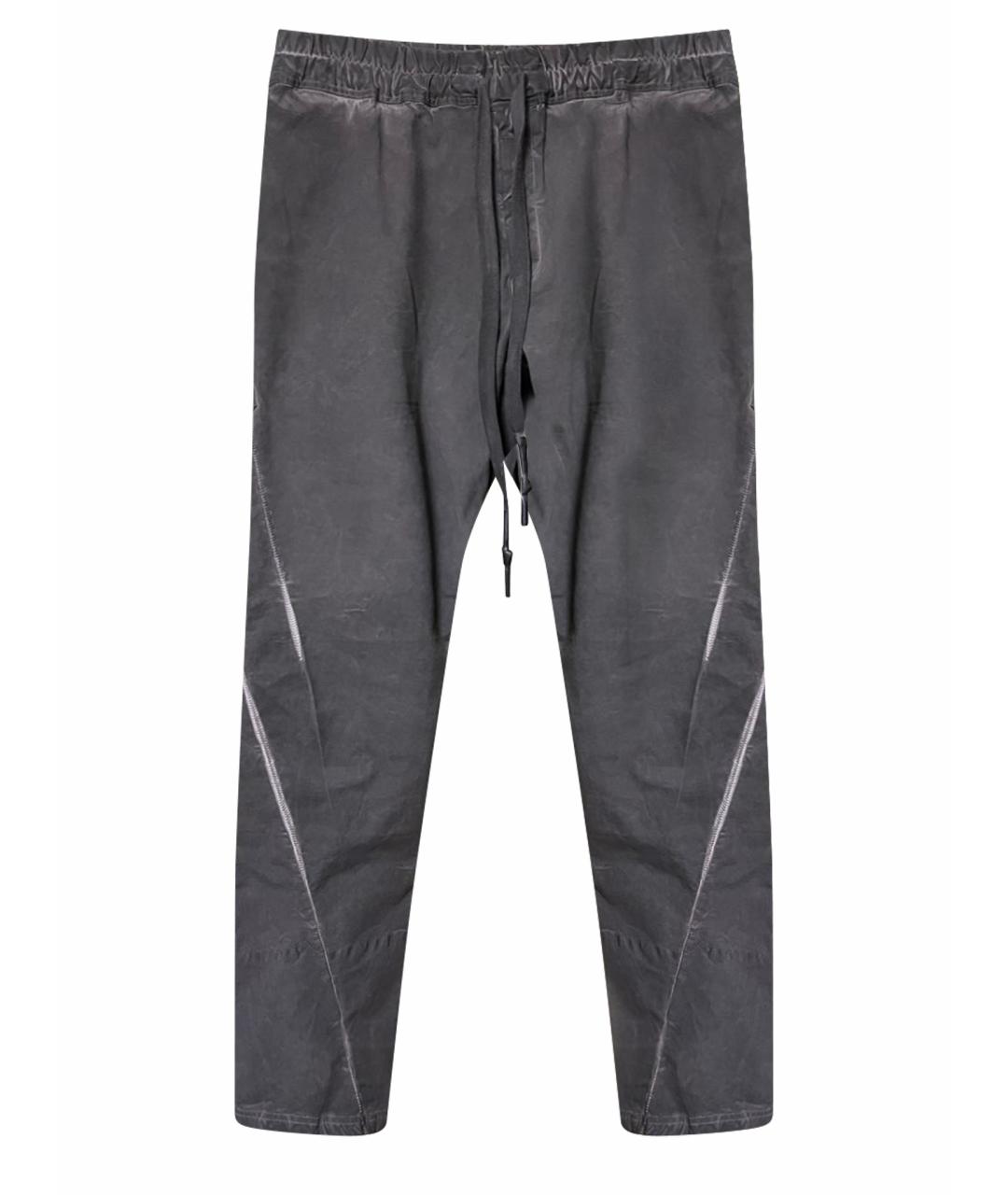 11 BY BORIS BIDJAN SABERI Серые вискозные повседневные брюки, фото 1
