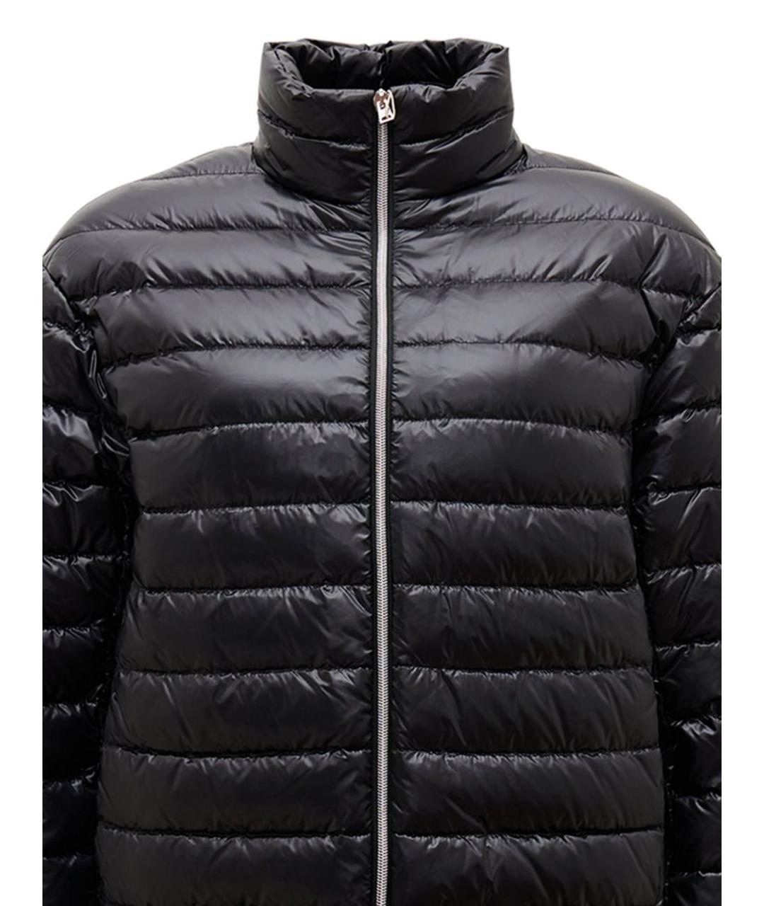 HERNO Черный шерстяной пуховик, фото 3