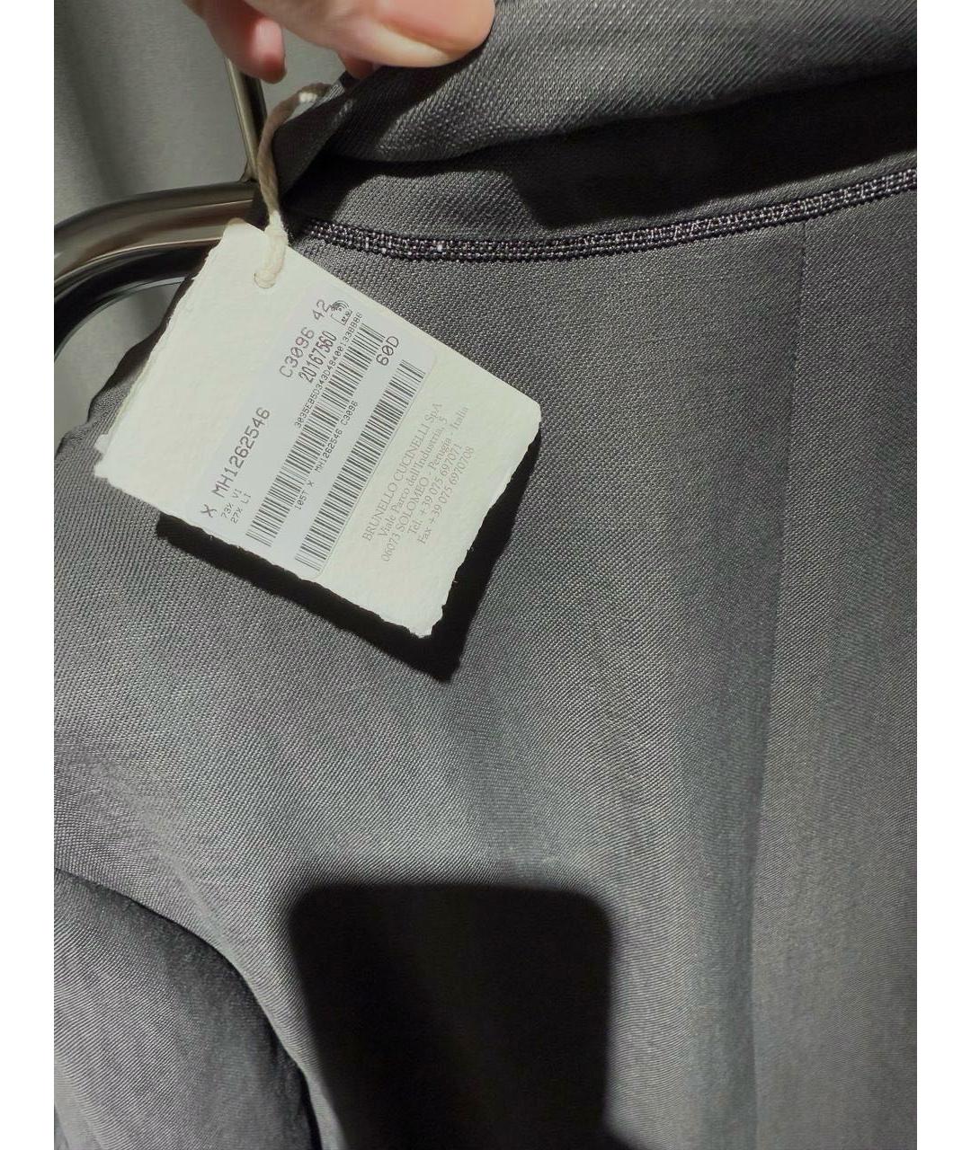 BRUNELLO CUCINELLI Льняной костюм с брюками, фото 6