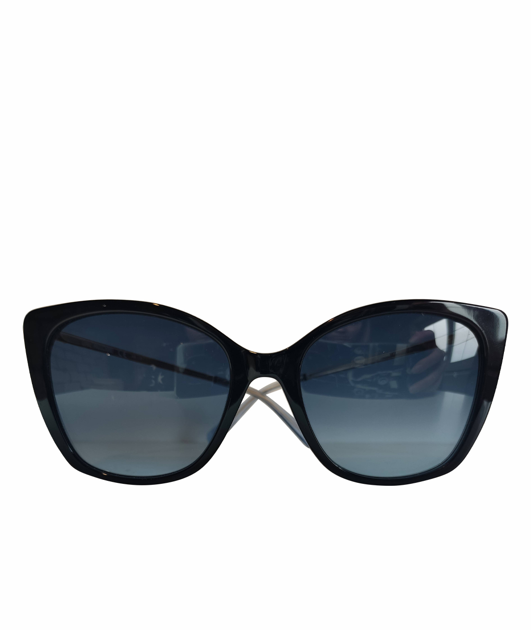 LOVE MOSCHINO Черные пластиковые солнцезащитные очки, фото 1