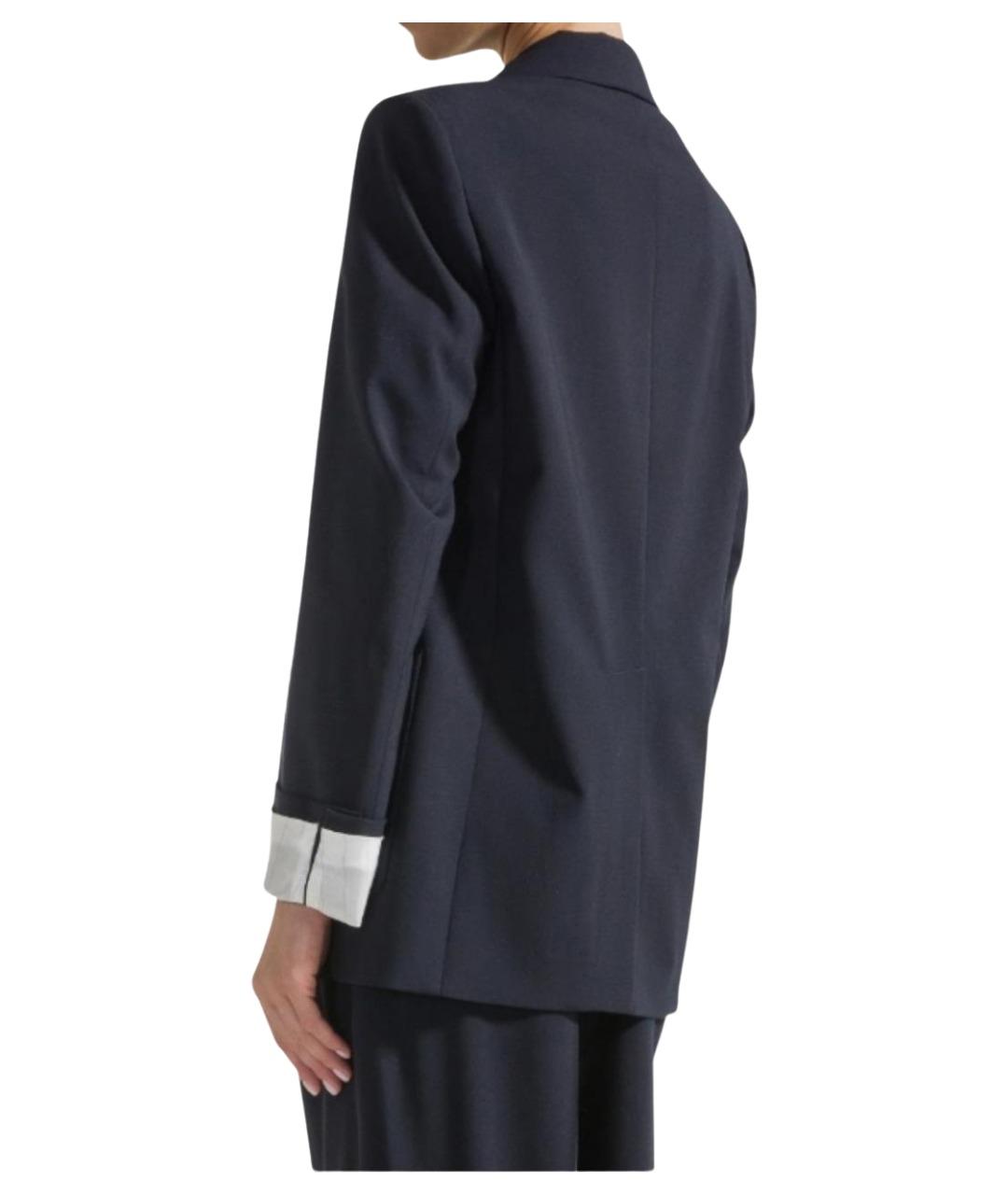 SEVENTY Синий шерстяной жакет/пиджак, фото 2