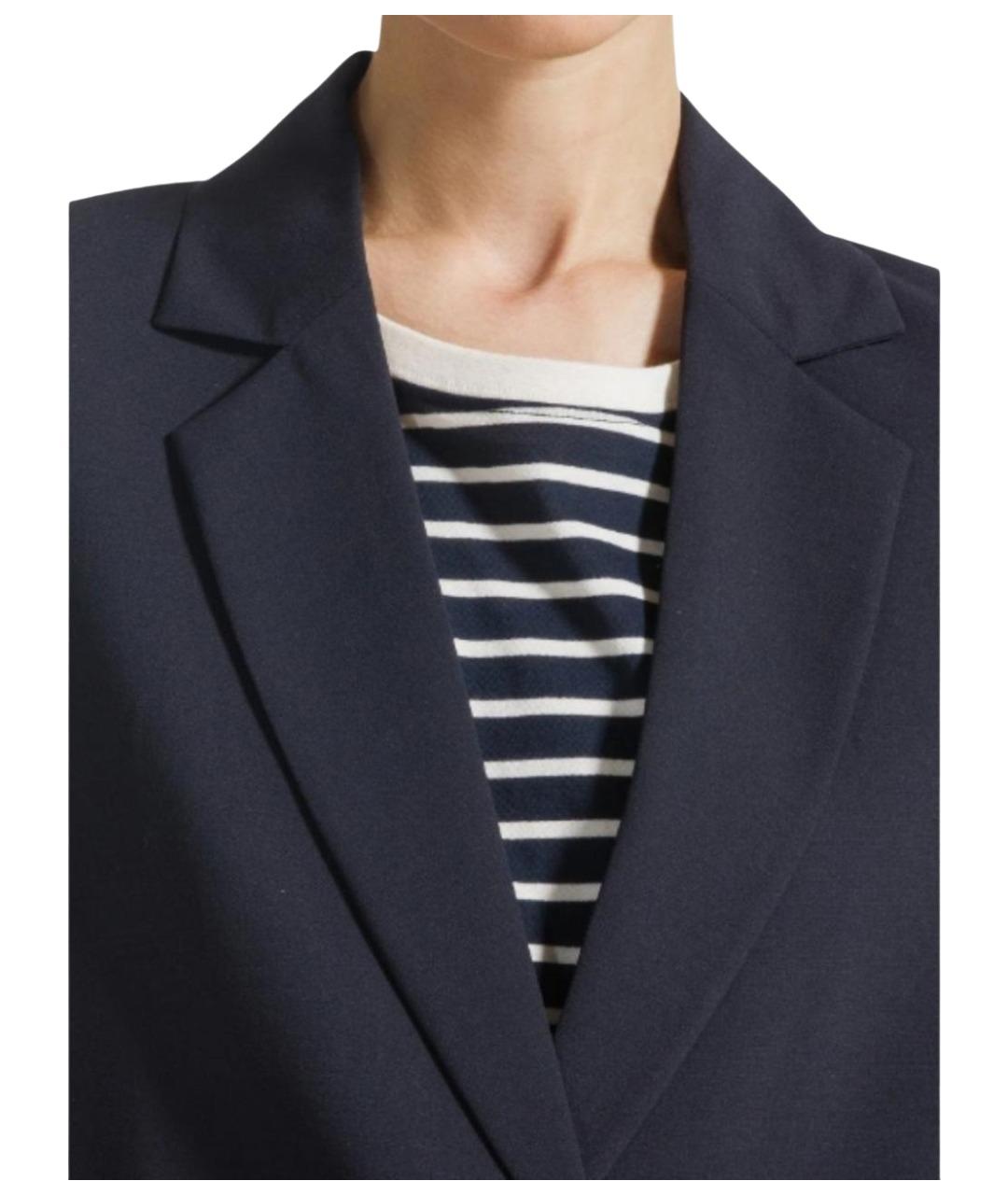 SEVENTY Синий шерстяной жакет/пиджак, фото 5