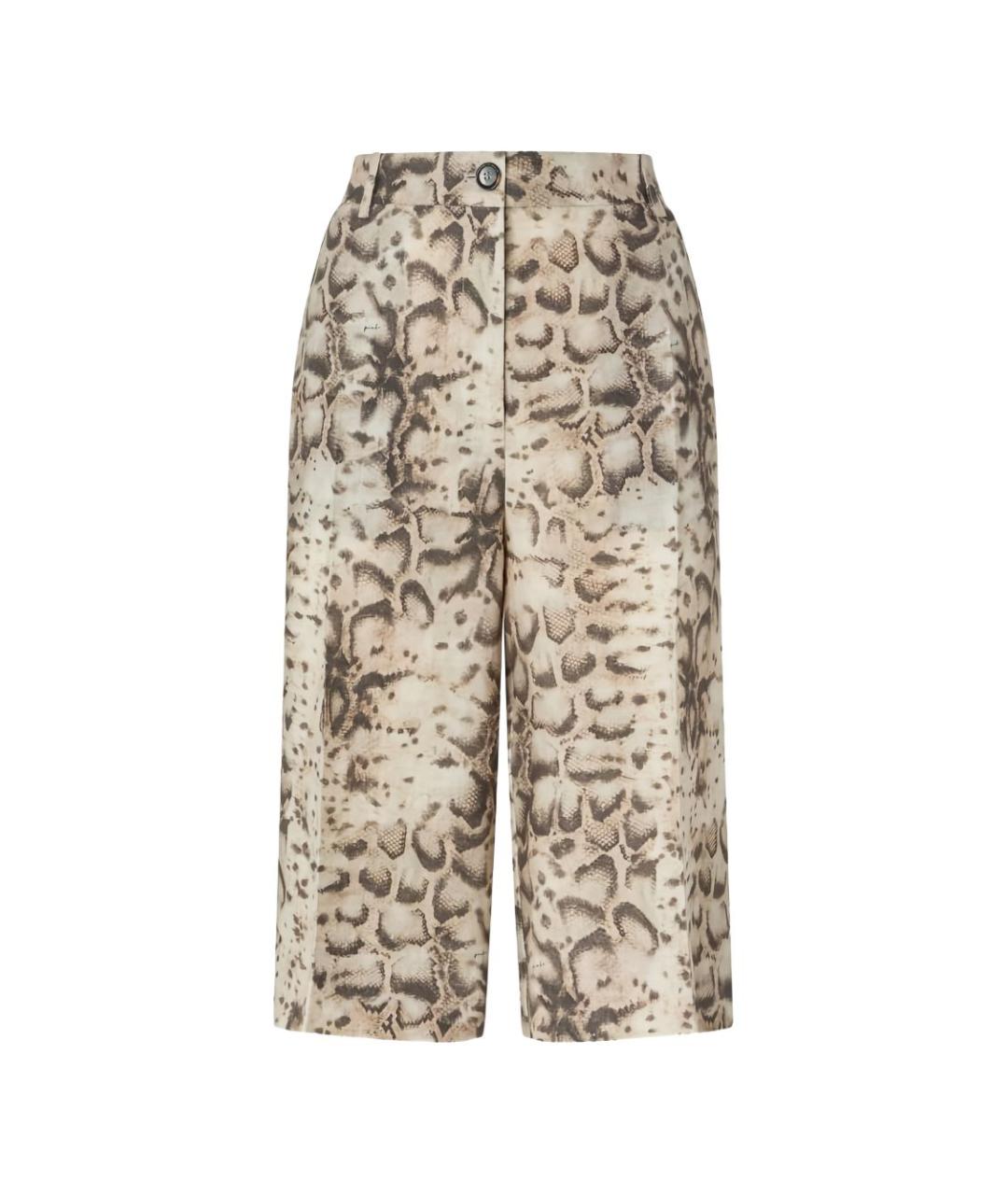 PINKO Мульти льняные прямые брюки, фото 2