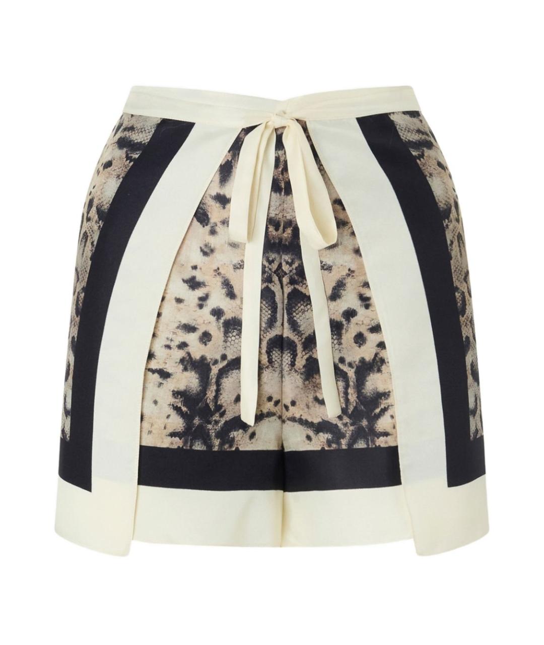 PINKO Бежевые вискозные шорты, фото 2