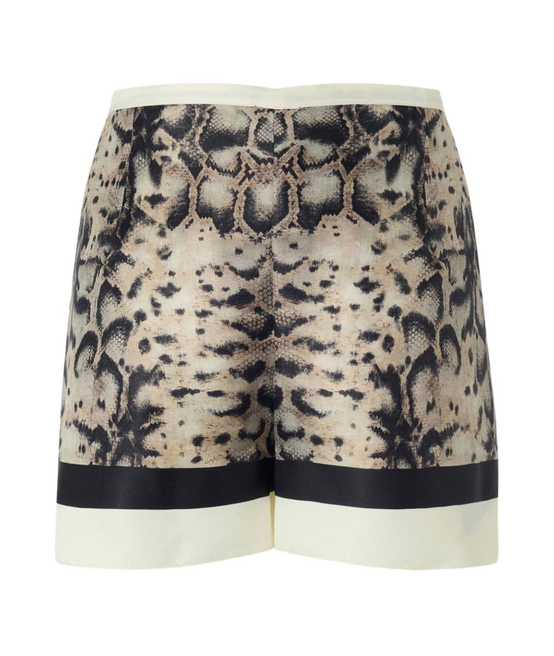 PINKO Бежевые вискозные шорты, фото 1