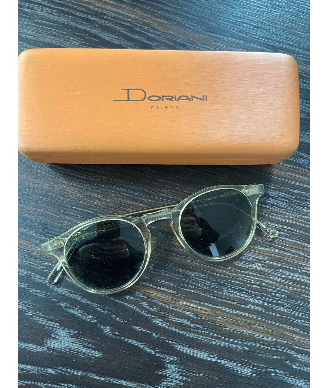 DORIANI CASHMERE Белые пластиковые солнцезащитные очки, фото 2