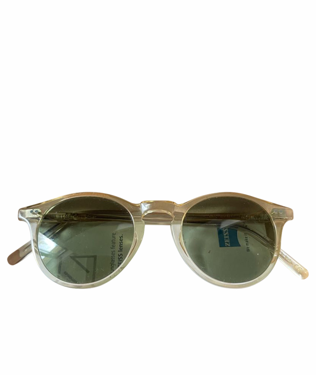 DORIANI CASHMERE Белые пластиковые солнцезащитные очки, фото 1