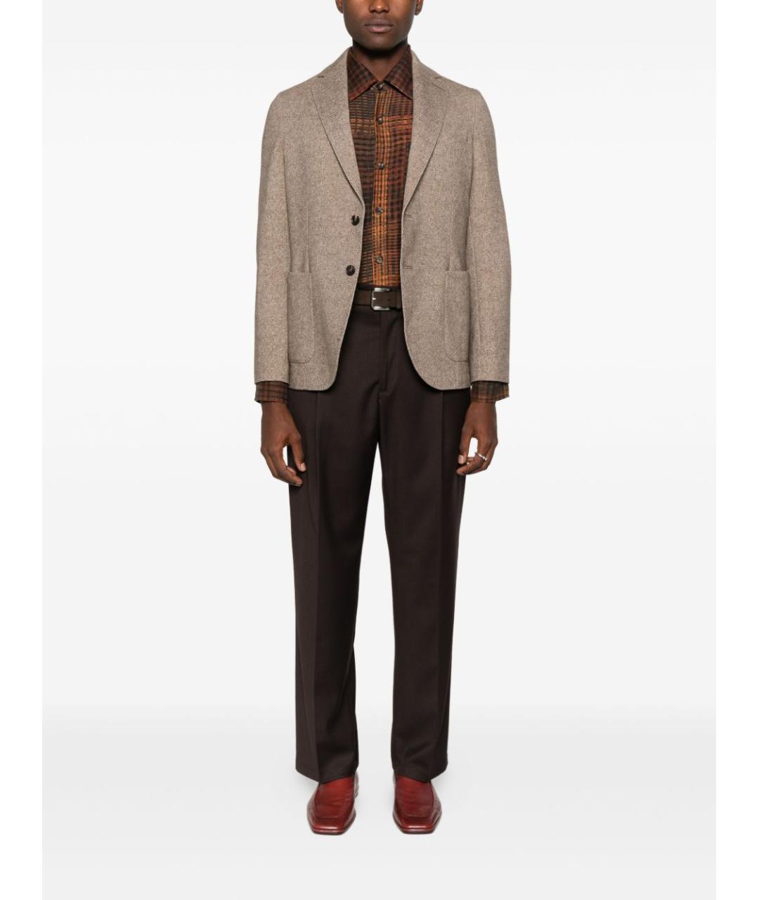 CIRCOLO 1901 Коричневый пиджак, фото 2